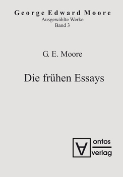 Hardcover Ausgewählte Schriften, Band 3, Die frühen Essays [German] Book