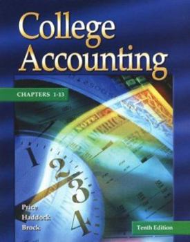 Hardcover College Accounting Student Edition Chapters 1-13 Book