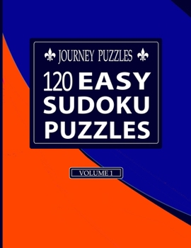 Paperback Journey Puzzles: 120 Easy Sudoku Puzzles(Volume 1) Book