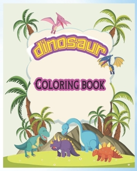 Paperback dinosaur coloring book: great gift for Book