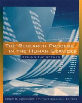 Paperback The Research Process in the Human Services: Behind the Scenes Book