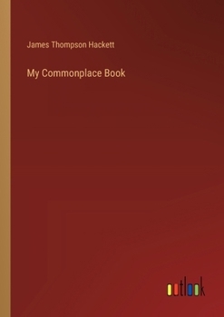 Paperback My Commonplace Book