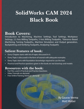 Paperback SolidWorks CAM 2024 Black Book