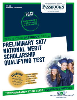 Paperback Preliminary Sat/National Merit Scholarship Qualifying Test (Psat/Nmsqt) (Ats-122): Passbooks Study Guide Volume 122 Book