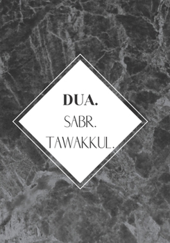 Paperback Dua. Sabr. Tawakkul. Book
