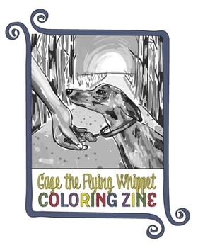 Paperback Gage the Flying Whippet Coloring Zine Book