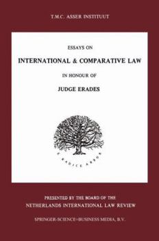 Paperback Essays on International & Comparative Law Book