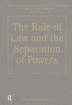 Hardcover The Rule of Law and the Separation of Powers Book