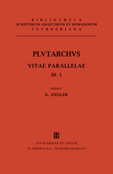 Hardcover Vitae Parallelae: Volumen III/Fasc. 1 [Greek, Ancient (To 1453)] Book