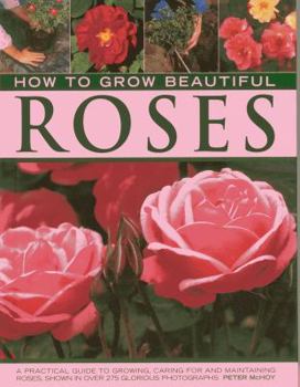 Hardcover How to Grow Beautiful Roses: A Practical Guide to Growing, Caring for and Maintaining Roses, Shown in Over 275 Glorious Photographs Book