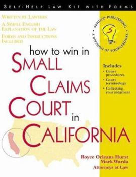 Paperback How to Win in Small Claims Court in California Book