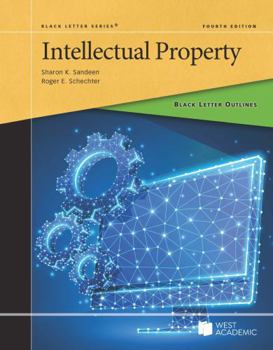Paperback Black Letter Outline on Intellectual Property (Black Letter Outlines) Book