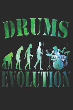 Schlagzeug Notizbuch: Schlagzeug Notizbuch die Perfekte Geschenkidee f�r Schlagzeuger oder Schlagzeug Fans. Das Taschenbuch hat 120 wei�e Seiten mit Punktraster die dich beim Schreiben oder skizzieren