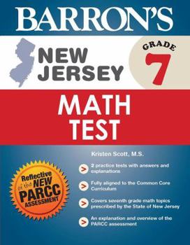 Paperback New Jersey Grade 7 Math Test Book