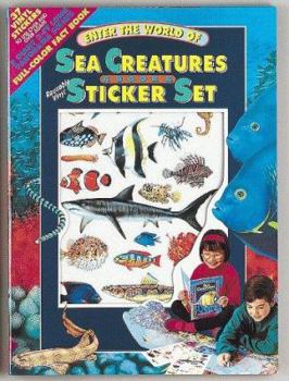 Hardcover Enter The World Of Sea Creatures (Panorams Book and Sticker Sets) Book