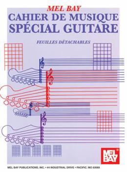 Paperback Mel Bay Cahier de Musique Special Guitare [French] Book