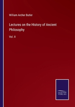 Paperback Lectures on the History of Ancient Philosophy: Vol. II Book