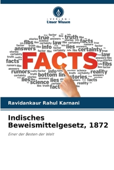 Paperback Indisches Beweismittelgesetz, 1872 [German] Book