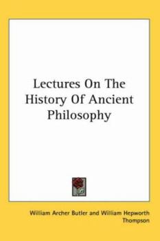 Paperback Lectures on the History of Ancient Philosophy Book
