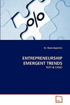 Paperback Entrepreneurship Emergent Trends Book
