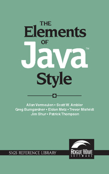 Paperback The Elements of Java(tm) Style Book
