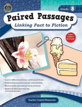 Paperback Paired Passages: Linking Fact to Fiction Grade 8 Book