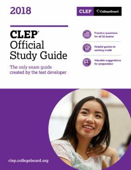 Paperback CLEP Official Study Guide 2018 Book