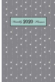 2020 Monthly Planner: Pretty Paper 6 x 9 inch 120 Pages Year Months Weeks Calendar, Schedule, and Organizer plus Graph Paper (January 2020 - December 2020) (Pretty Planners)