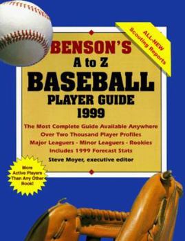 Paperback Benson's A to Z Baseball Player Guide Book