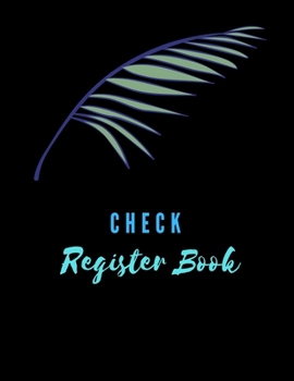 Paperback Check Register Book [Large Print] Book