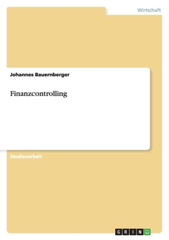 Paperback Finanzcontrolling [German] Book