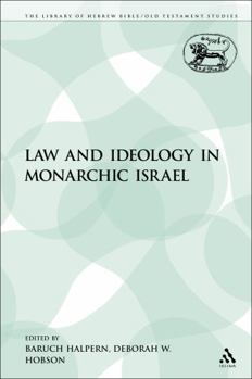 Paperback Law and Ideology in Monarchic Israel Book