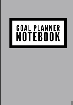 Paperback Goal Planner Notebook: Solid Silver - Undated Goal Planner, Durable Journal Diary Notebook, Organizer For Project Planning & Goal Setting - [ Book