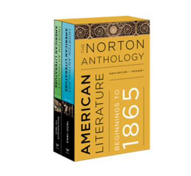 Paperback The Norton Anthology of American Literature Book