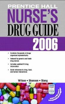 Hardcover Prentice Hall Nursing Drug Guide 2006 Retail W/PDA Download Book