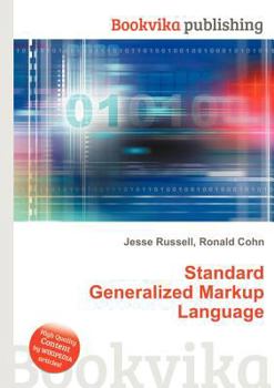 Paperback Standard Generalized Markup Language Book
