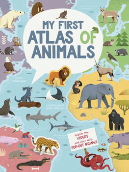 Hardcover My First Atlas of Animals: Large Format Book