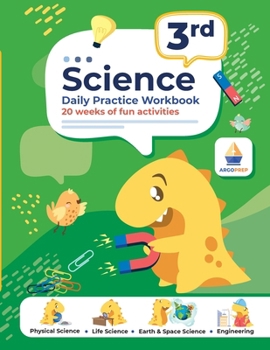 Paperback 2nd Grade Science: Daily Practice Workbook 20 Weeks of Fun Activities (Physical, Life, Earth and Space Science, Engineering Video Explanations Include Book