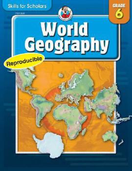 Paperback Skills for Scholars World Geography, Grade 6 Book