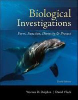 Spiral-bound Biological Investigations: Form, Function, Diversity & Process Book