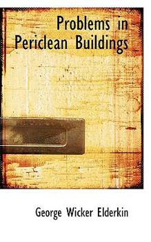 Paperback Problems in Periclean Buildings Book