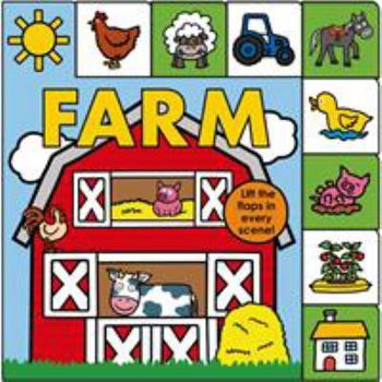 Board book Lift-The-Flap Tab: Farm Book
