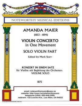 Paperback Violin Concerto in One Movement; Solo Violin Part: Edited by Mark Starr Book