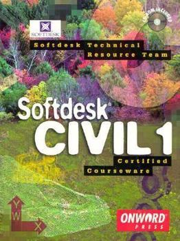 Paperback Softdesk Civil 1: Certified Courseware Book