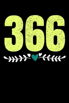 Paperback 366: 2020: 366 Page Blank Lined Journal For Daily Reflection & Activities Book