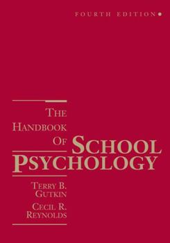 Hardcover The Handbook of School Psychology Book