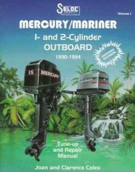 Paperback Mercury/Mariner Outboards, 1-2 Cyl 1990-94 Book