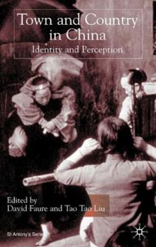 Hardcover Town and Country in China: Identity and Perception Book