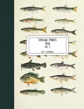 Paperback Vintage Prints: Fish: Vol. 2 Book