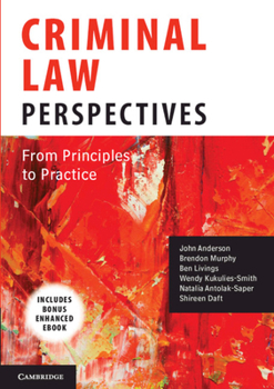 Paperback Criminal Law Perspectives: From Principles to Practice Book